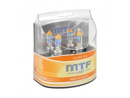 Комплект ламп MTF H11 12V 55W Aurum (2шт.)